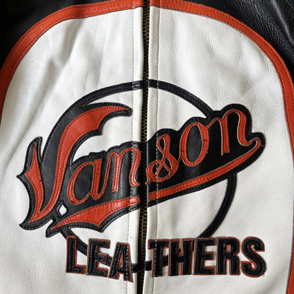 Vanson Leathers Bartel Motorcycle Racing Jacket - M