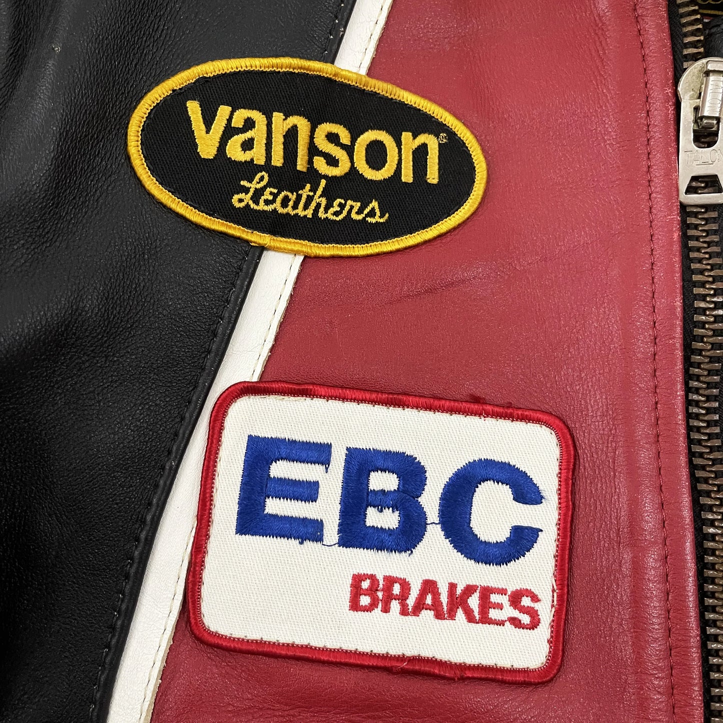 Vanson Leathers Motorcycle Racing Team Jacket - S