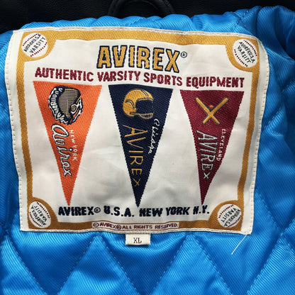 Avirex Lions Leather Varsity Jacket - XL