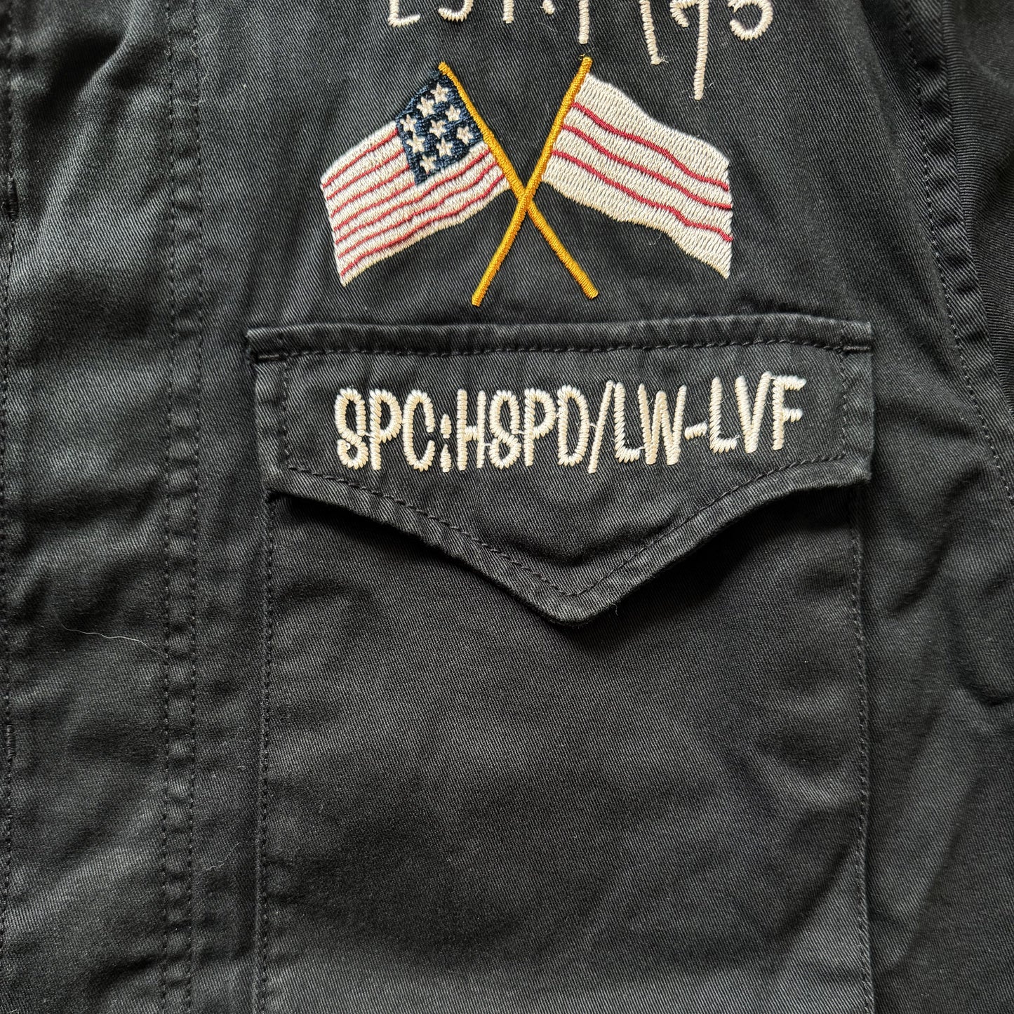 Avirex Combat Patch Field Jacket - L | Large, Black