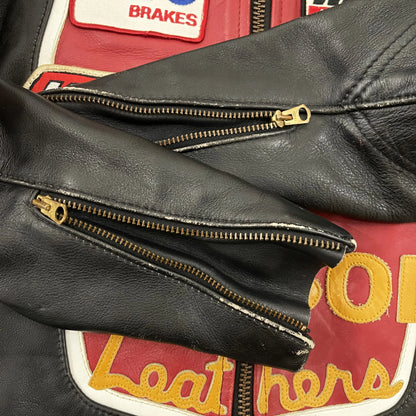 Vanson Leathers Motorcycle Racing Team Jacket - S