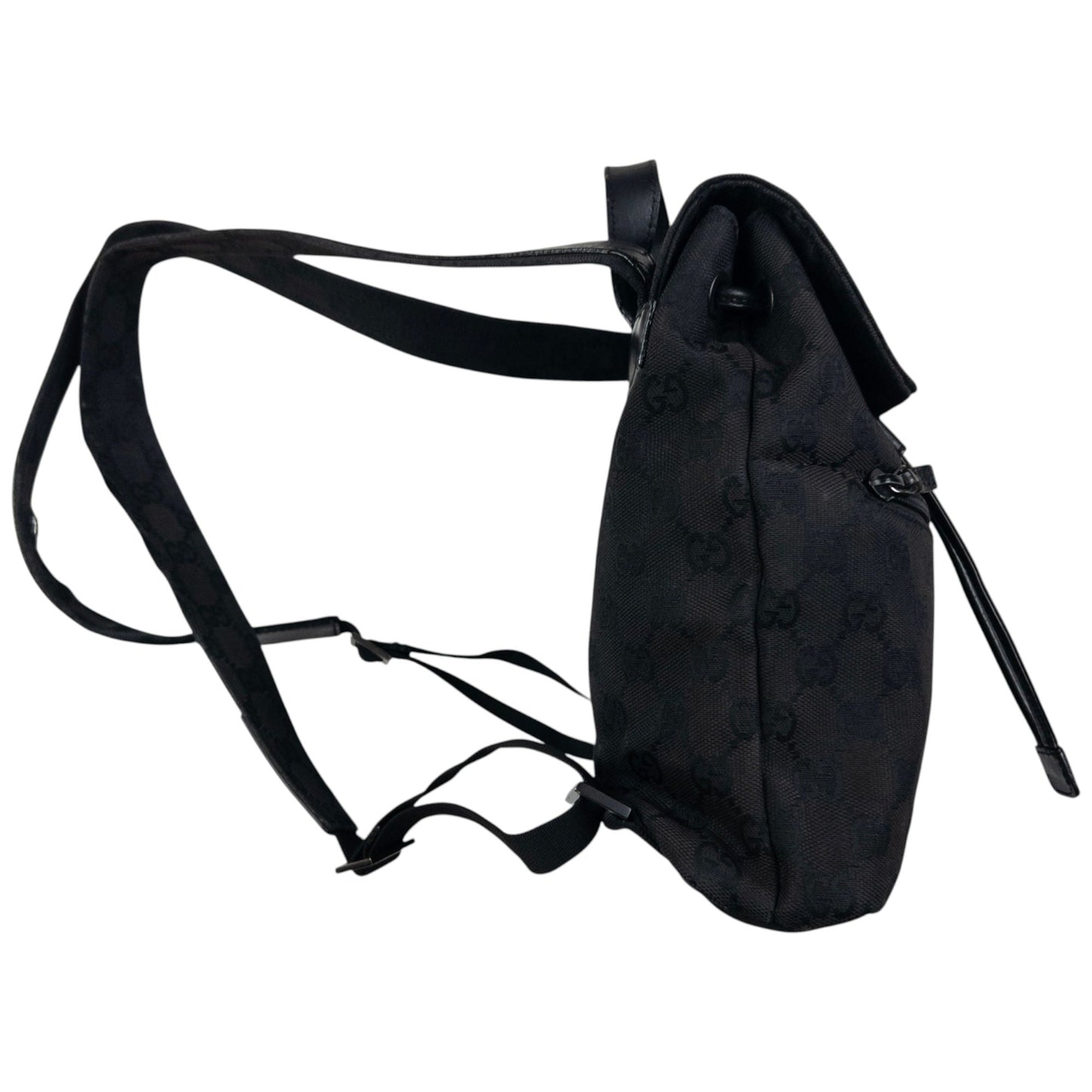 Vintage Gucci Monogram Bucket Backpack