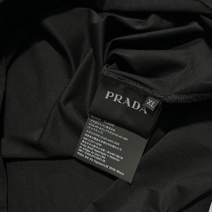 Prada Black Side Logo T-Shirt - Known Source