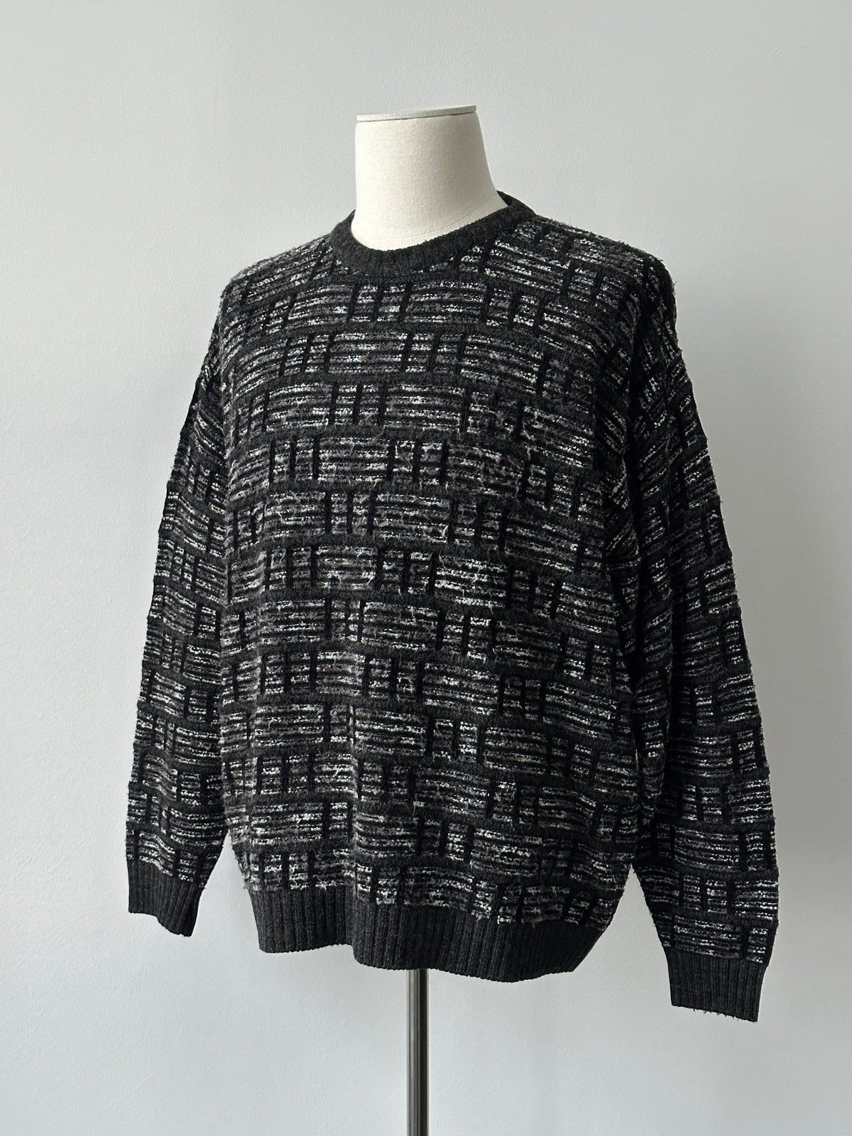 Italian Vintage 1990s Wool Chunky Knit Jumper - XL