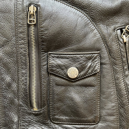 Avirex Daytona Leather Biker Jacket - L