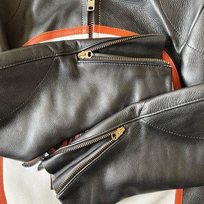 Vanson Leathers Bartel Motorcycle Racing Jacket - M