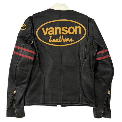 Vanson Leathers Motorcycle Racing Team Jacket - S