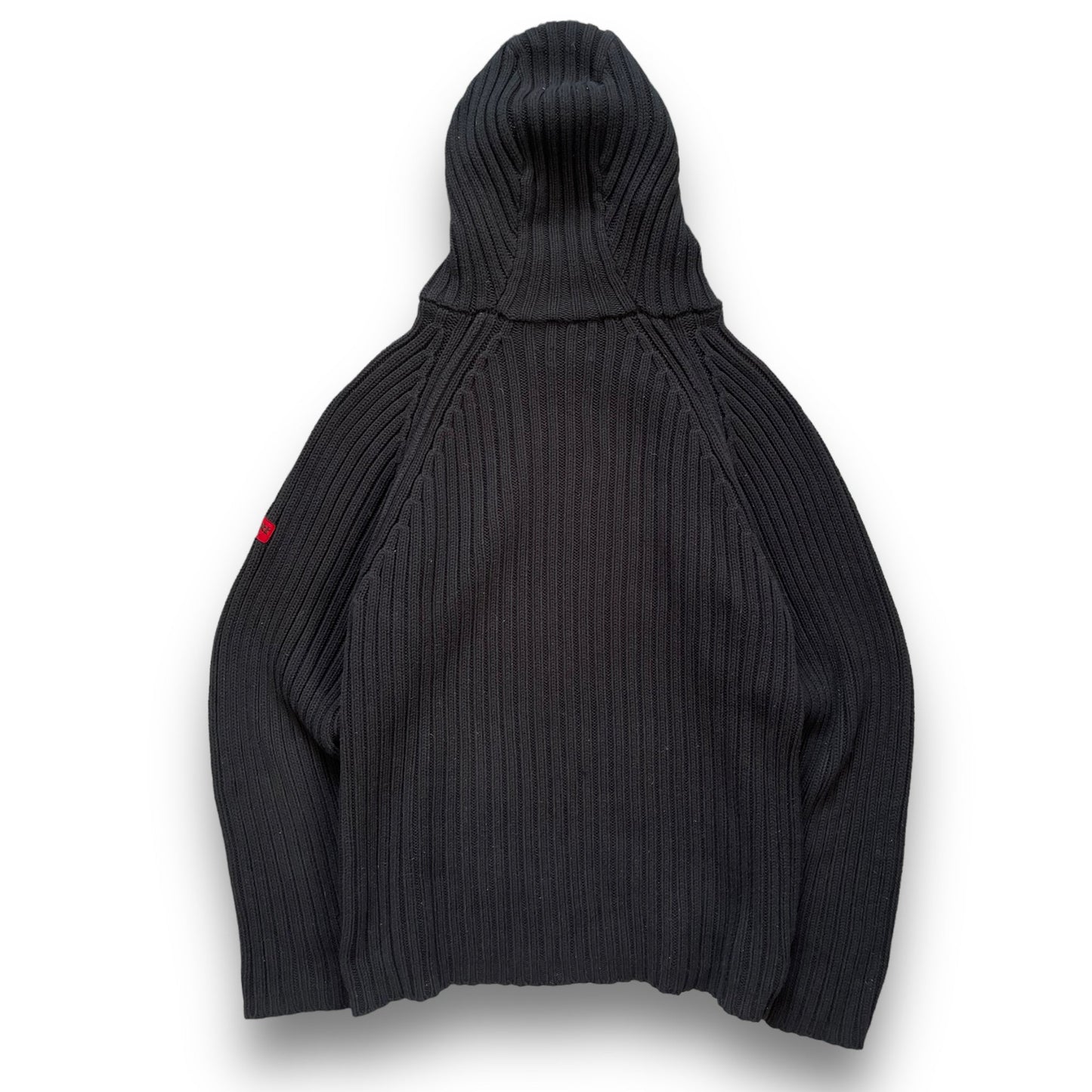 2000's Schott NYC Dual Zip Knitted Balaclava Hoodie (XL) | Default Title, Multicoloured