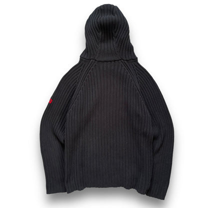 2000's Schott NYC Dual Zip Knitted Balaclava Hoodie (XL) | Default Title, Multicoloured