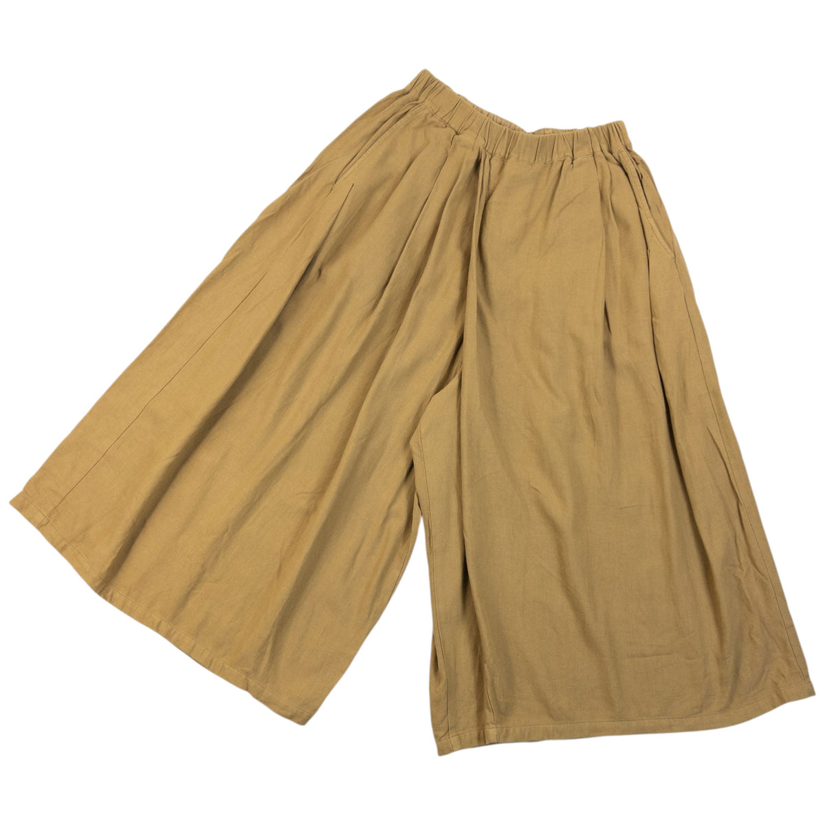 Vintage 80s Plantation By Issey Miyake Wide Trousers Size L | Large, Beige