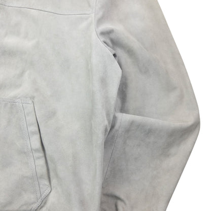 Vintage Burberry Brit Zip Up Suede Jacket Size XL | XL, Grey