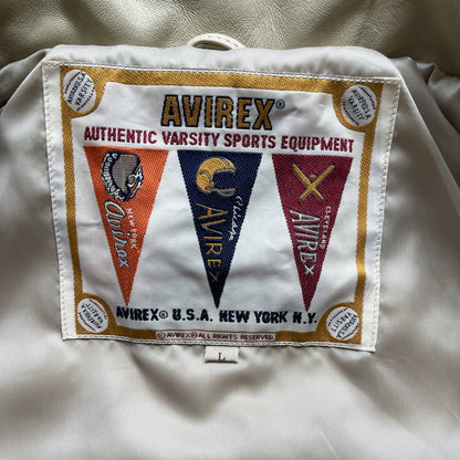 Avirex Icon Leather Varsity Jacket - M / L