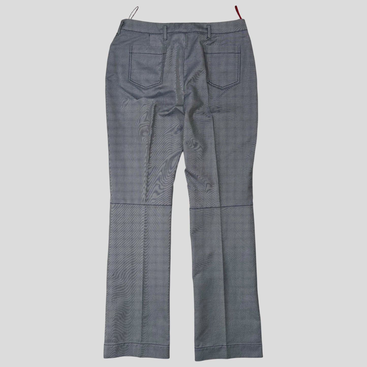 Prada Sport AW00 Textured Two-Tone Pleated Trousers - IT42 | Default Title, Multicoloured
