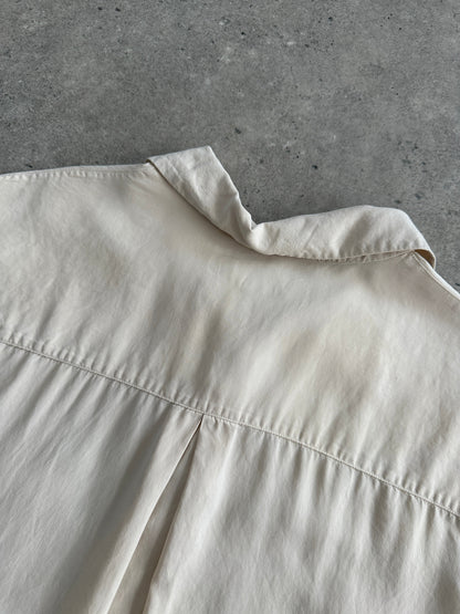 Ralph Lauren Pure Silk Short Sleeve Logo Polo Top - M