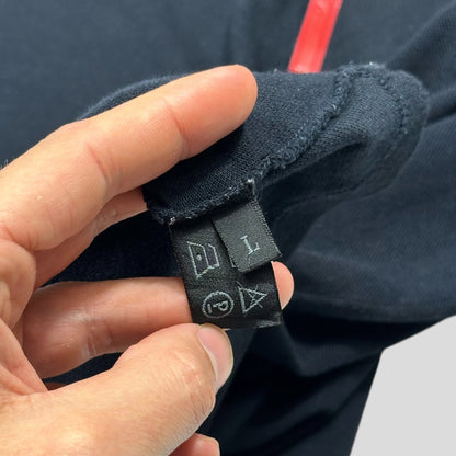 Prada Sport 1998 Vertical Logo Stash Pocket Polo Shirt - M/L