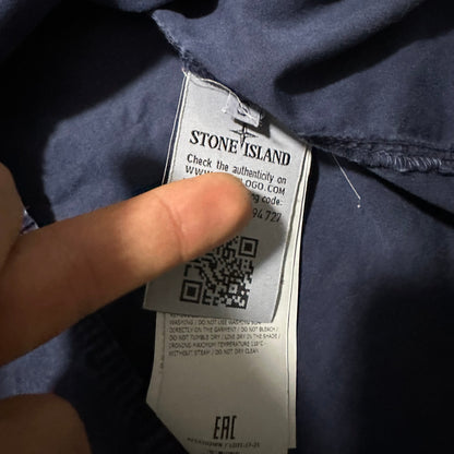 Stone Island Zip Up Canvas Overshirt