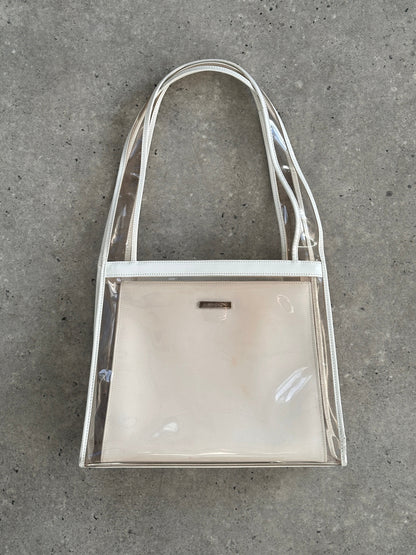 Gucci 1990s Tom Ford 2 in 1 Leather & Vinyl Shoulder Bag