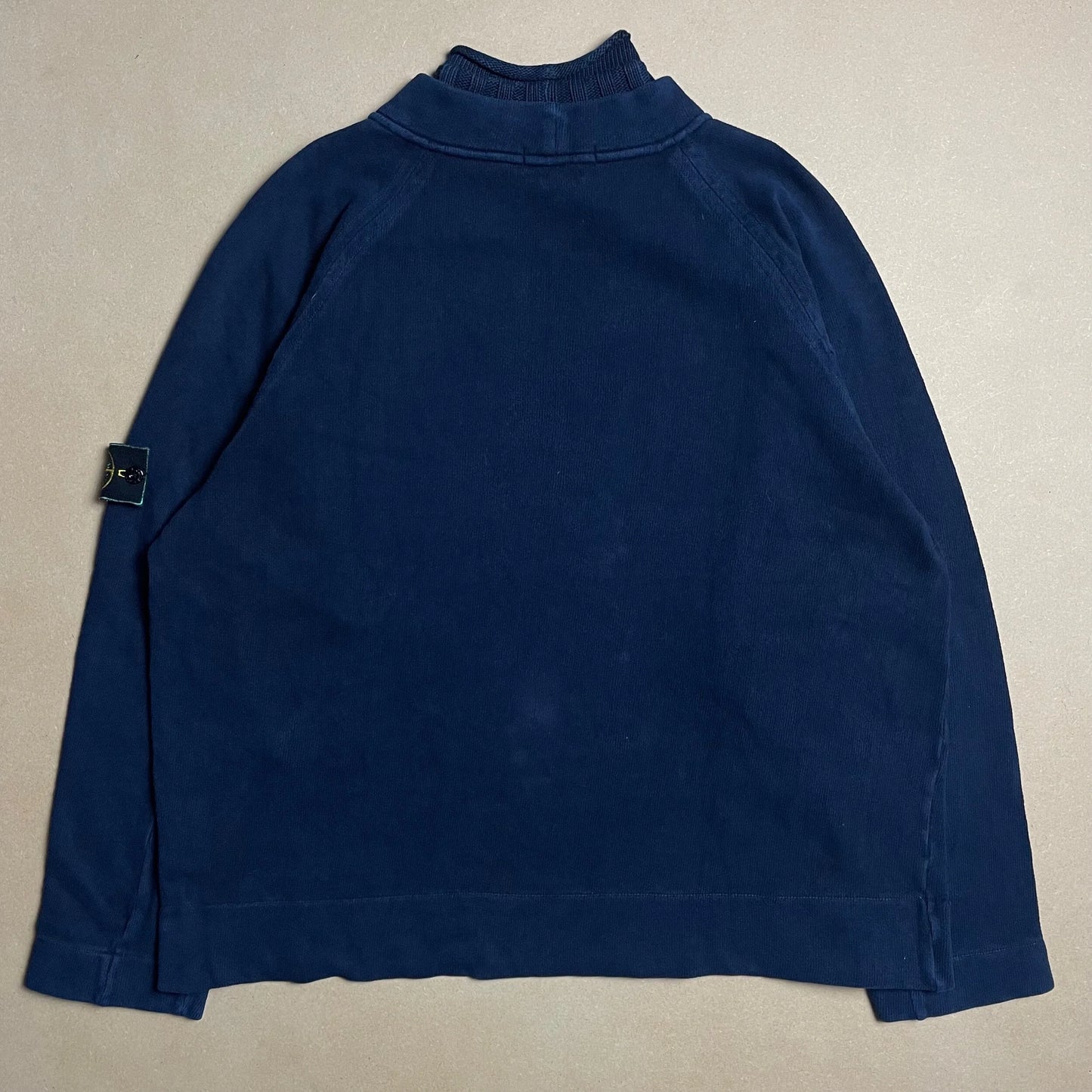 A/W 1998 Paul Harvey Oxford Blue Double Neck Sweater