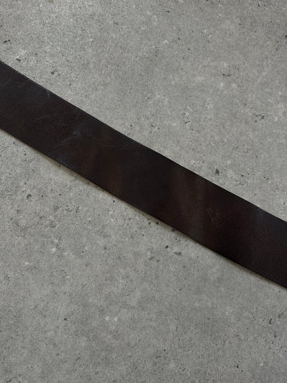 Vintage 1990s Chunky Leather Belt - W34-36