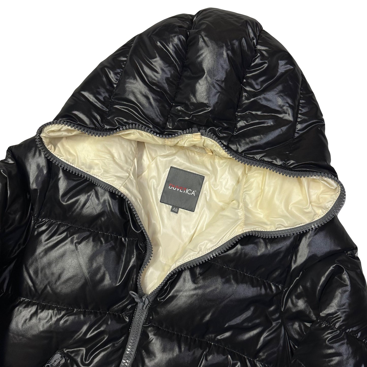 Duvetica Puffer Jacket In Black ( M )