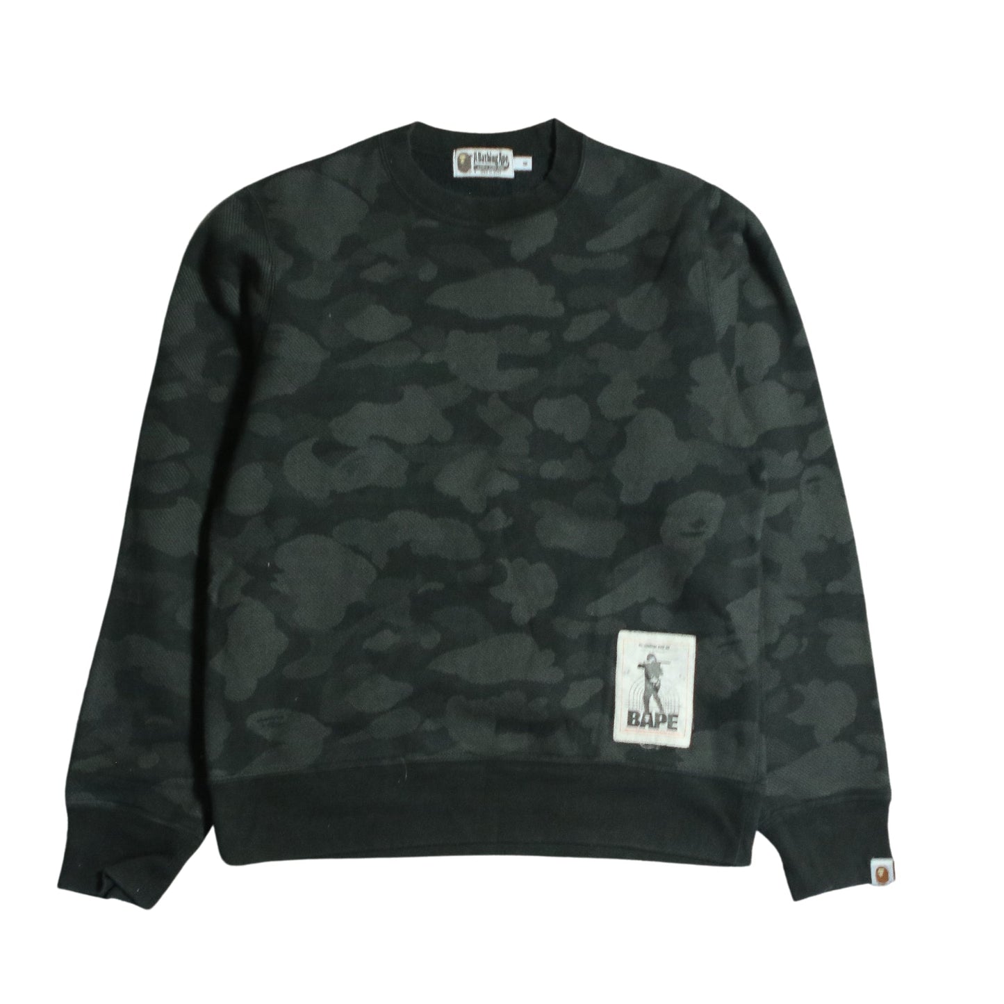 A BATHING APE 3M CAMO SWEATER (M)