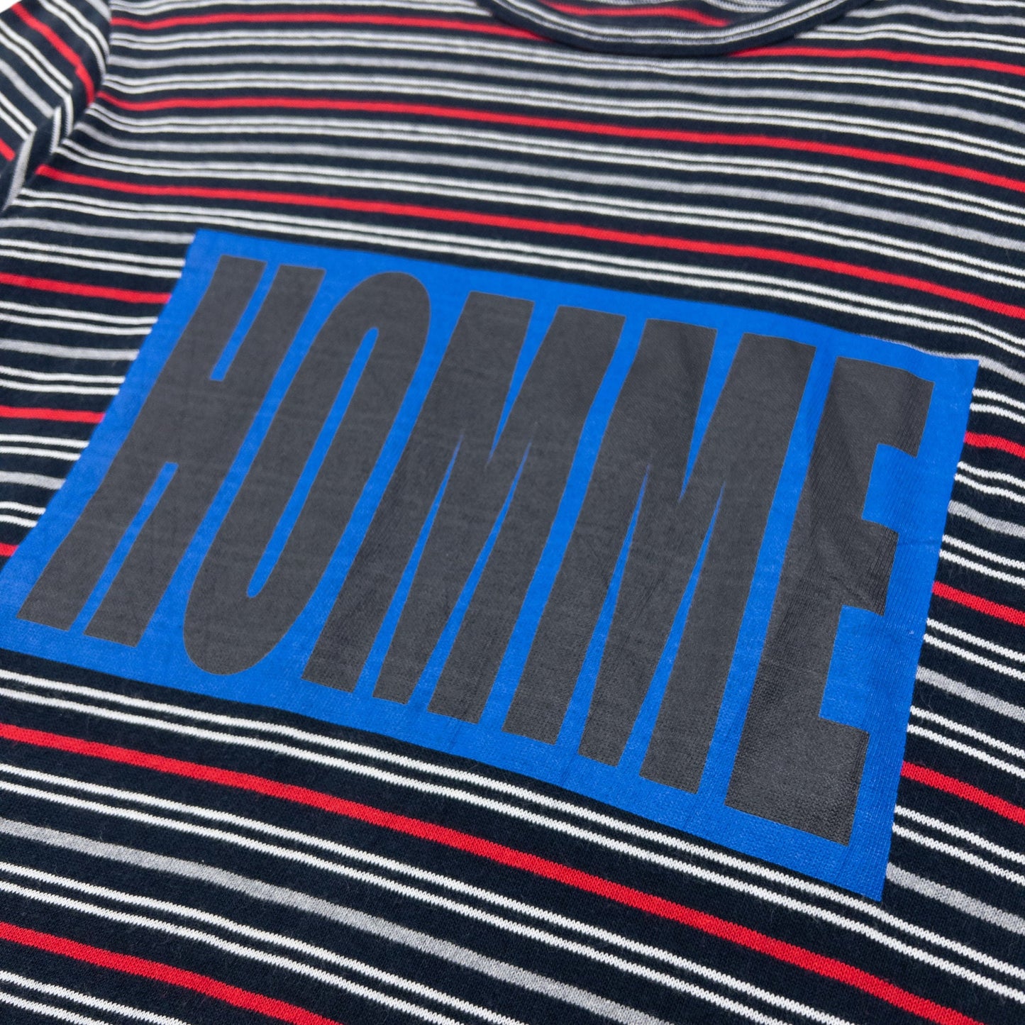 Vintage Comme Des Garçons HOMME Striped T Shirt Size M