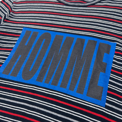 Vintage Comme Des Garçons HOMME Striped T Shirt Size M