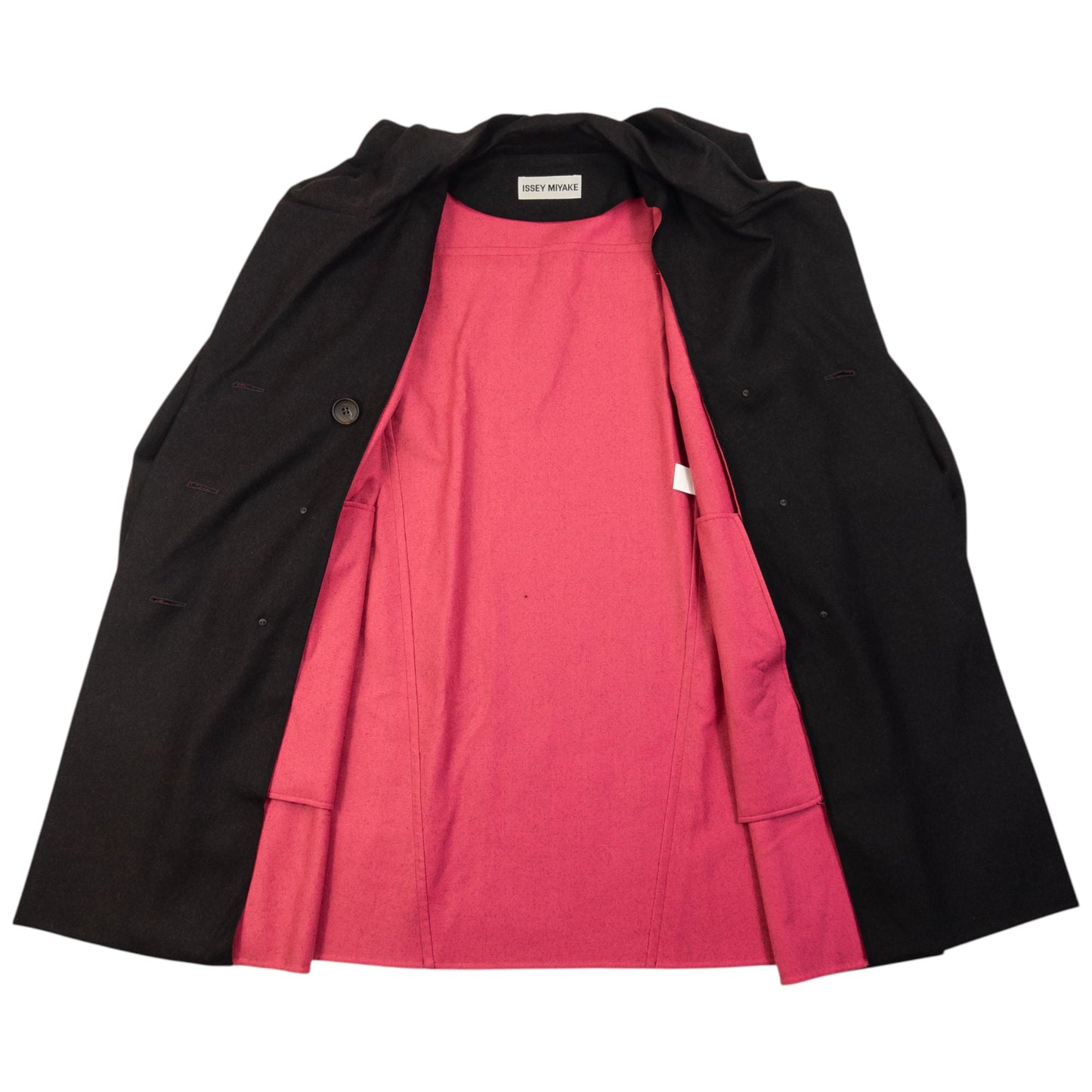 Vintage 2000s Issey Miyake Contrast Seam Jacket Womens Size L | Large, Black