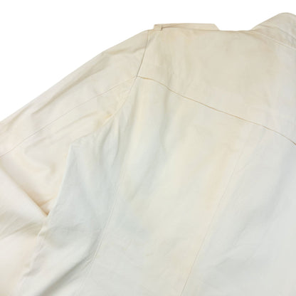 Vintage 90s Yohji Yamamoto A.A.R Button Up Jacket Size S | Small, Cream