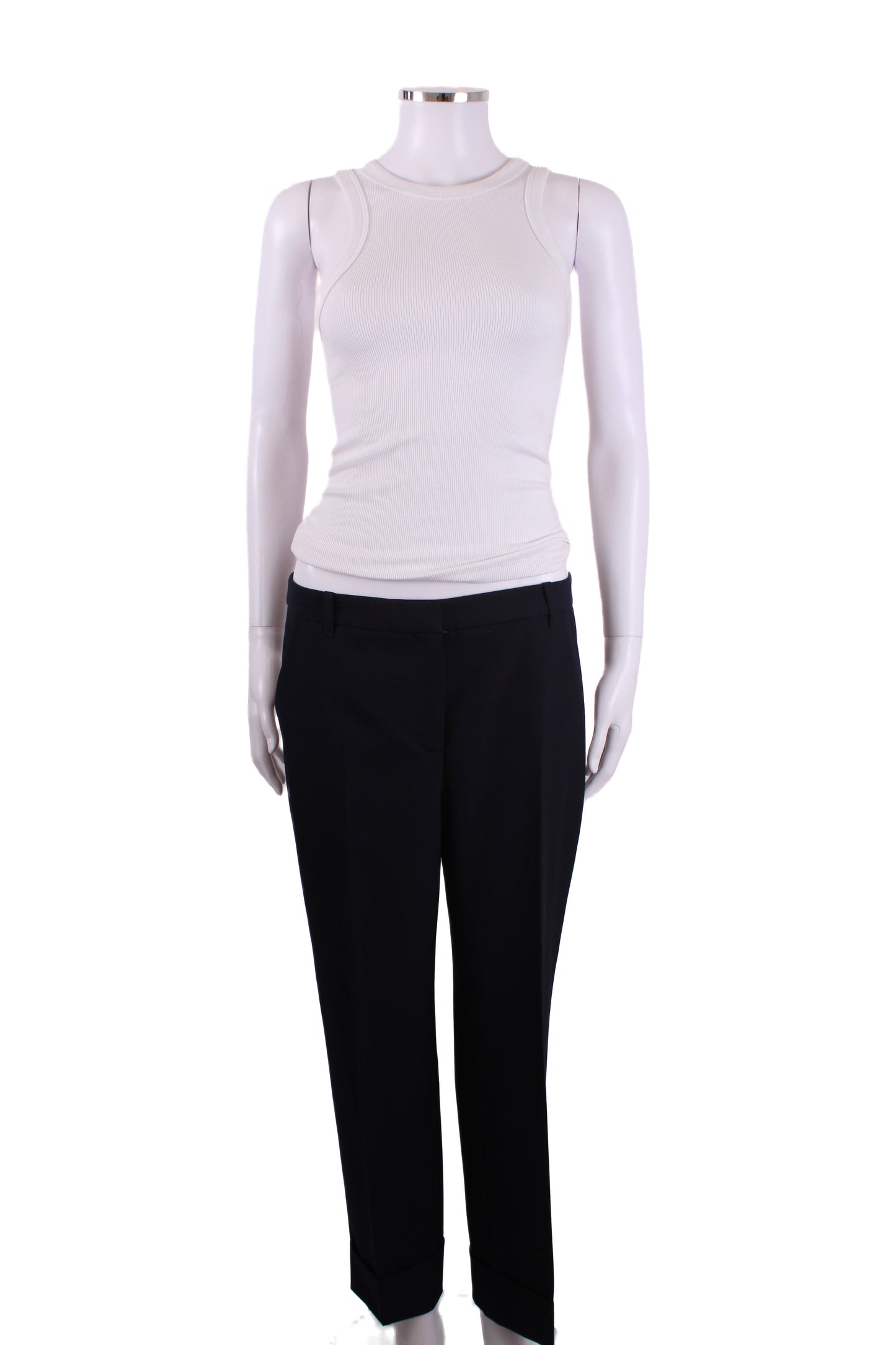 Tara Jarmon Trousers Navy 12 | O/S, Navy
