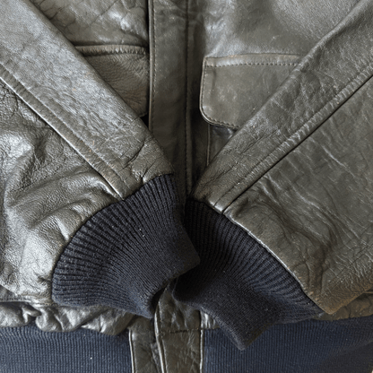 Avirex 1988 'Patrouille de France' A2 Leather Flight Jacket - S / M | S / M, Red