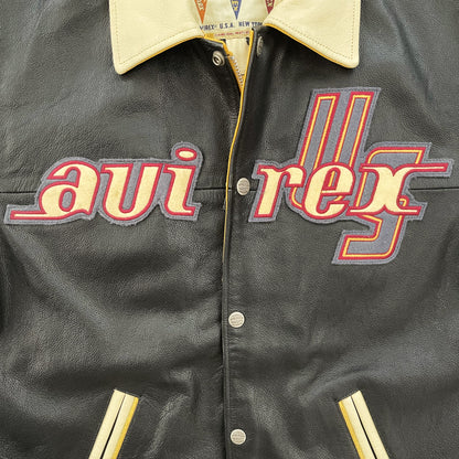 Avirex Leather Varsity Jacket - M / L