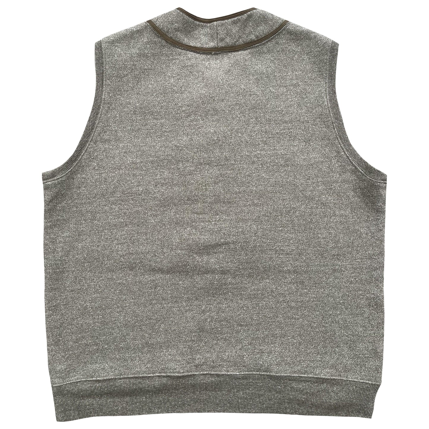 Kapital Great Women Baseball Henley Sweater Vest - XL