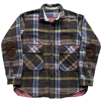 Kapital Flannel Work Shirt - M | Medium, Brown Plaid