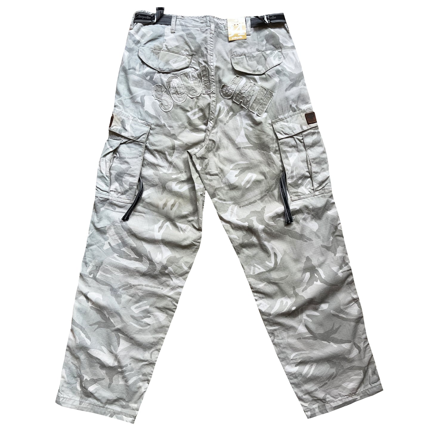 Pelle Pelle 'Soul Jah' Camo Cargo Pants - W34"