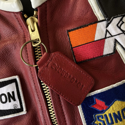 Vanson Leathers 'One Star' Motorcycle Racing Jacket - M