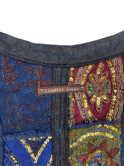 Jean Paul Gaultier S/S 1999 sequin patchwork dress