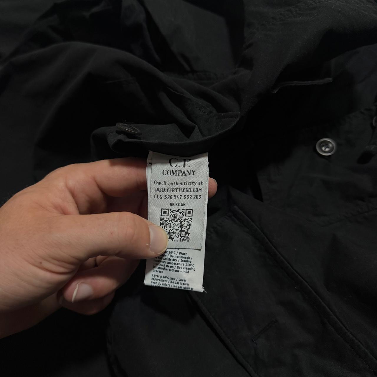 CP Company Pullover Smock Jacket | Medium, Black