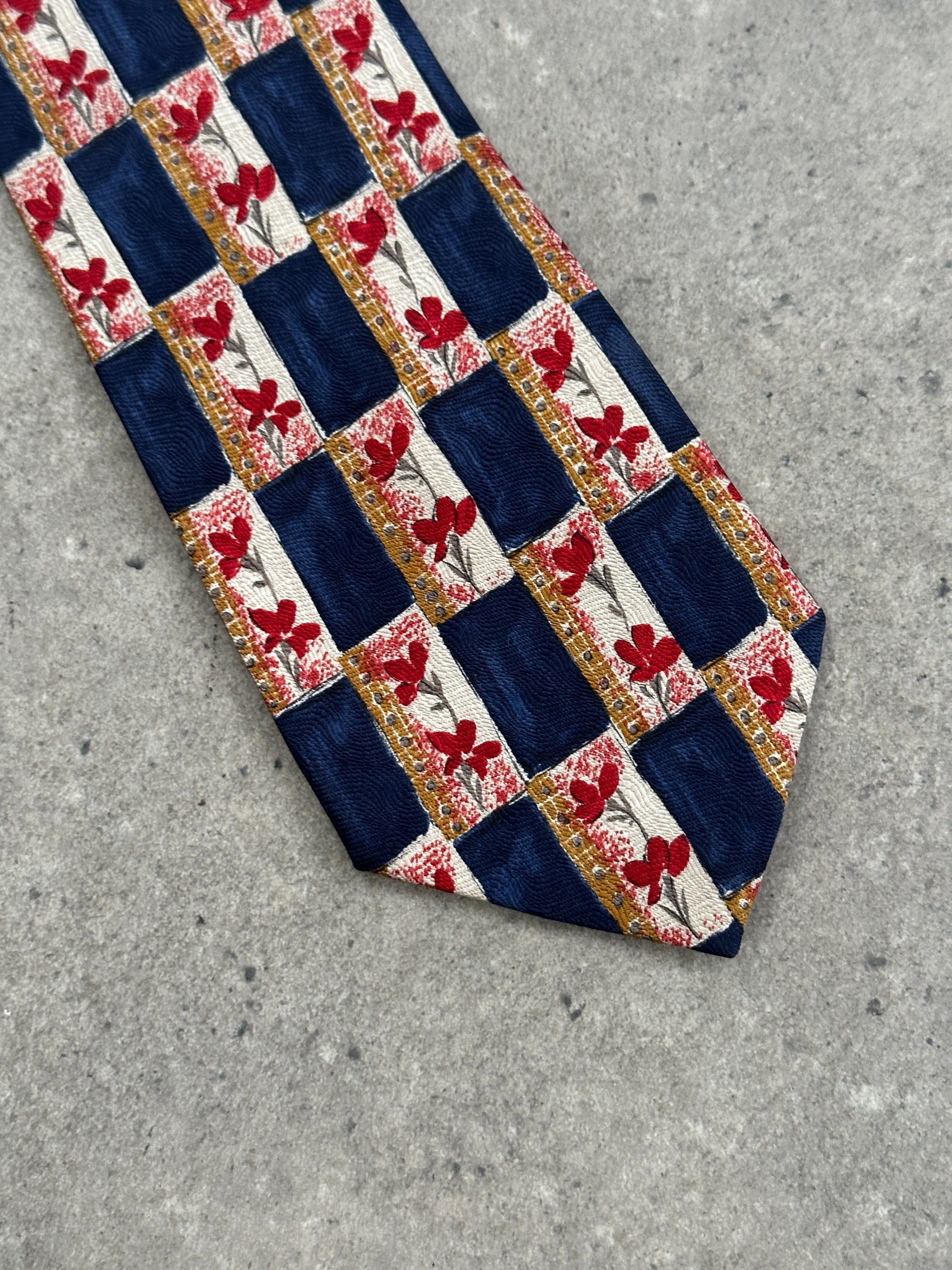 Yves Saint Laurent 1990s Pure Silk Logo Tie