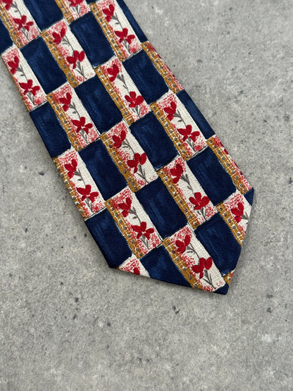 Yves Saint Laurent 1990s Pure Silk Logo Tie