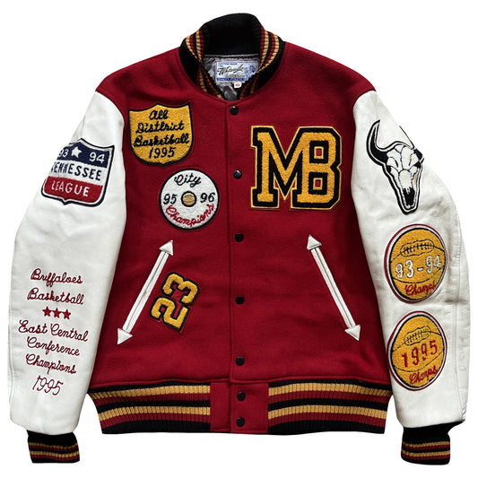 Whitesville 'Memphis Buffalos' Varsity Jacket - L