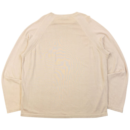 Vintage 2000s YSL Yves Saint Laurent Lightweight Jumper Size XL | XL, Beige