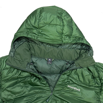 Montbell Light Alpine Down Puffer Jacket In Green ( XL )