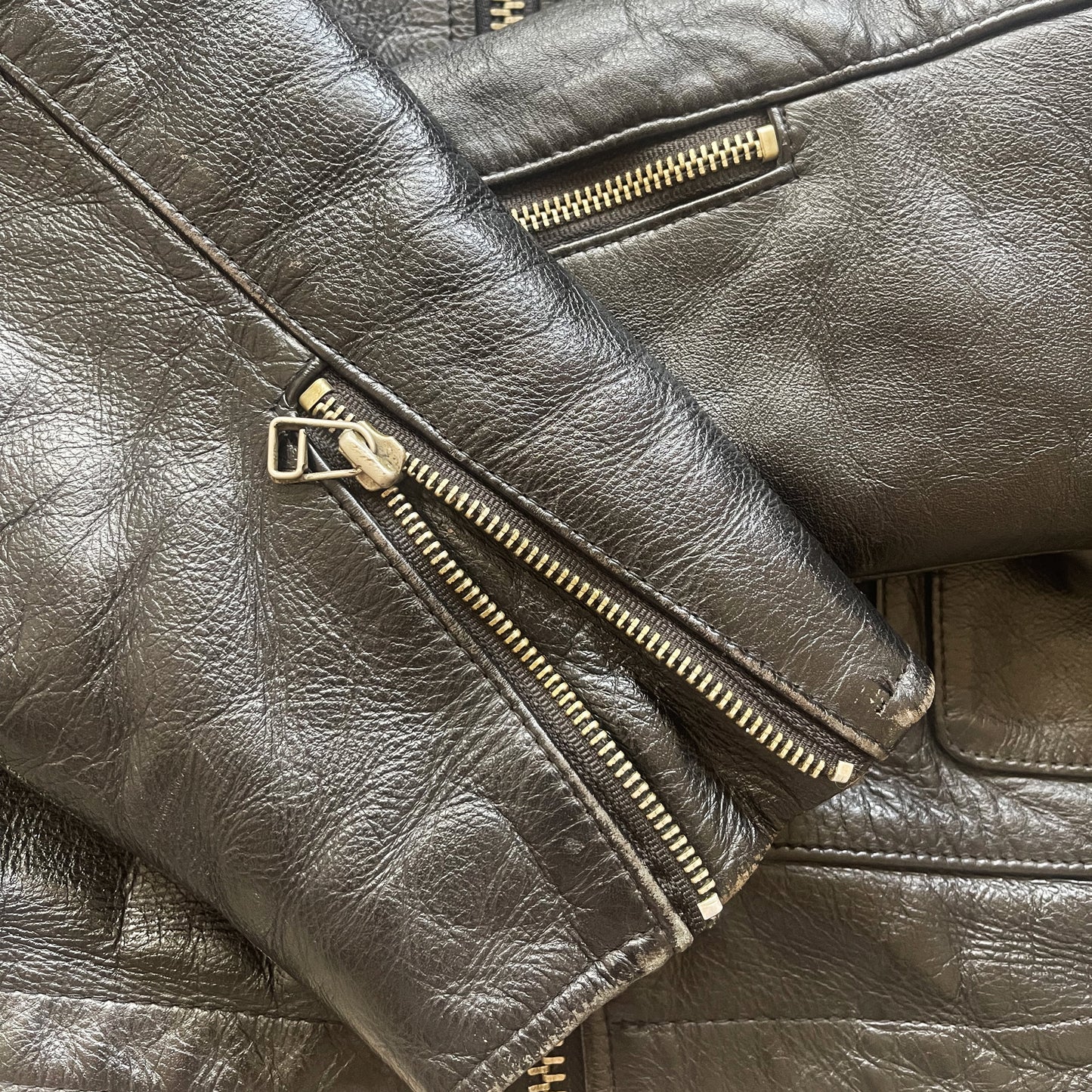 Avirex Daytona Leather Biker Jacket - L