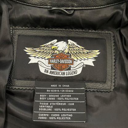 Harley Davidson Leather Racer Jacket - Known Source