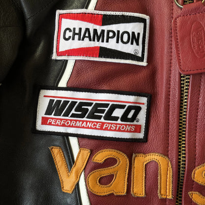 Vanson Leathers 'One Star' Motorcycle Racing Jacket - M