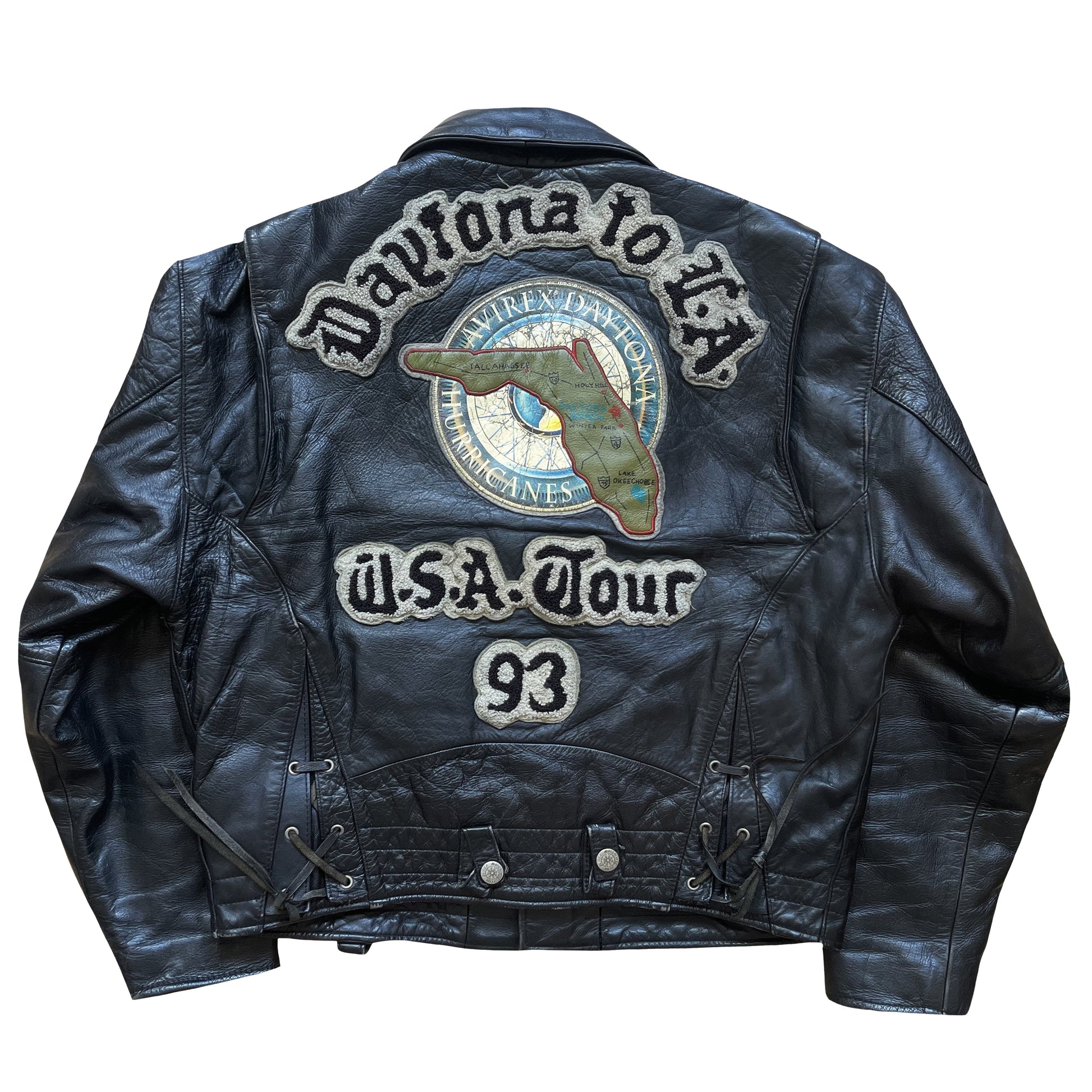 Avirex Daytona Leather Biker Jacket L – Known Source
