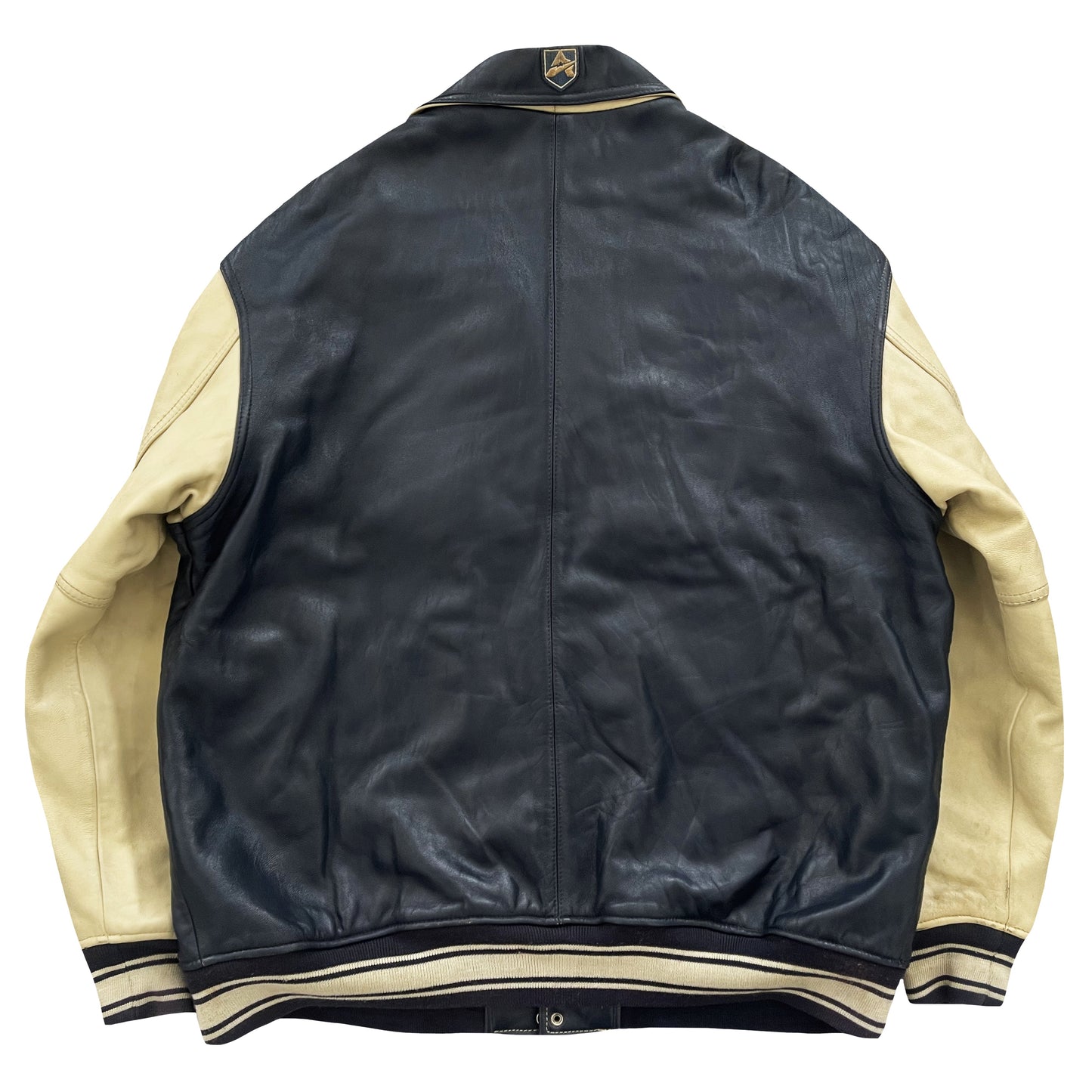 Avirex Leather Varsity Jacket - 3XL