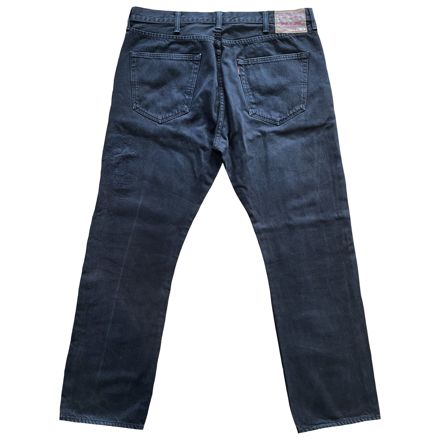 Boro Sashiko Black Distressed Jeans - W38"