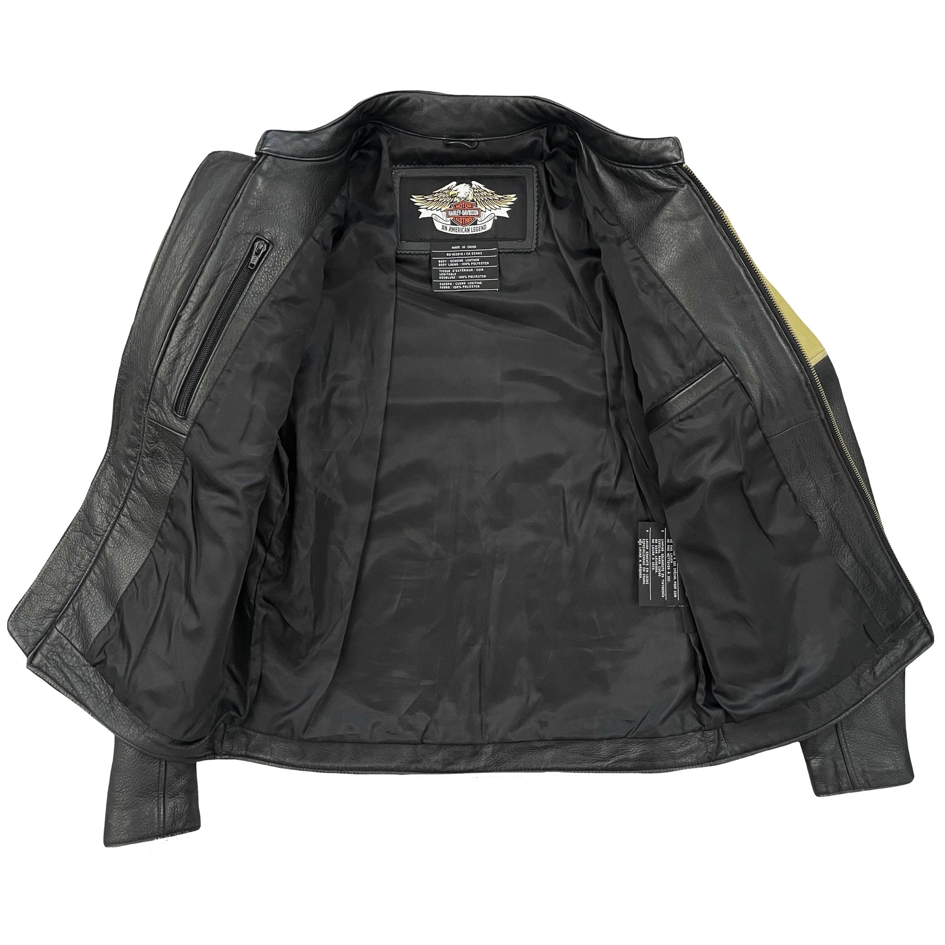 Harley Davidson Leather Racer Jacket - Known Source